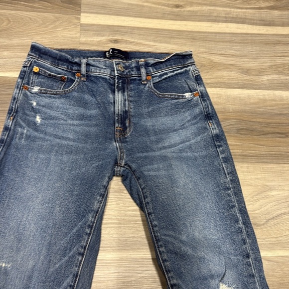 GAP Blue Denim Girlfriend Jeans size 26 - Picture 5 of 8